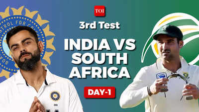 Highlights, India vs South Africa 3rd Test: South Africa 17/1 at stumps on Day 1 after India fold for 223