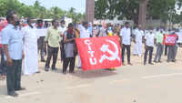 Trade body protests against ‘privatisation of Railways’ in Rameswaram 