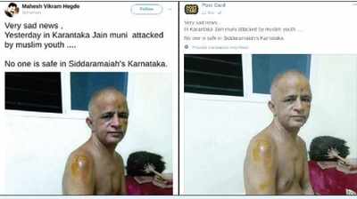 Fake news buster: Jain sage attacked by Muslim youth?