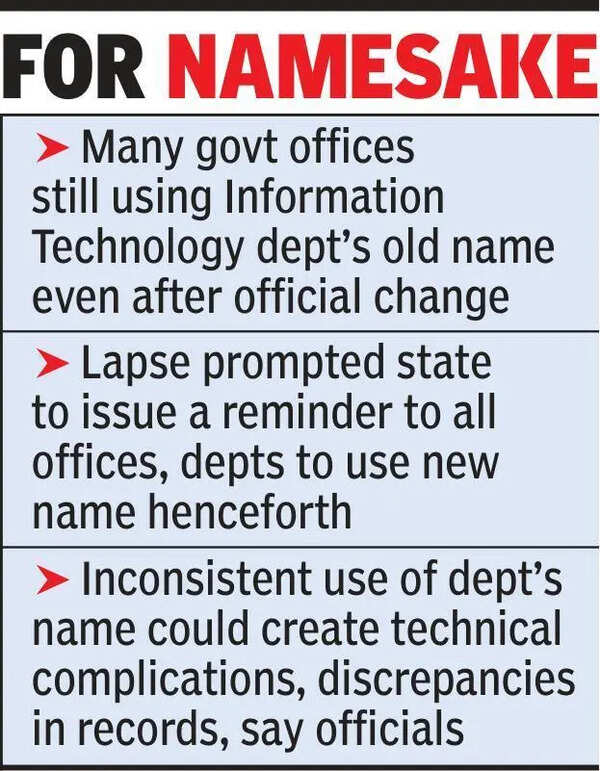 Maha orders govt offices to not use old IT dept title