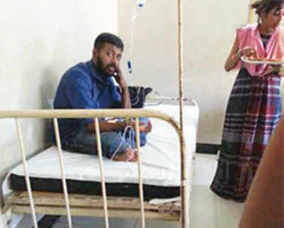 Scam accused enjoys chicken ‘treat’ at Rajawadi Hospital