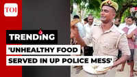 UP: Constable cries publicly while complaining about unhealthy food 
