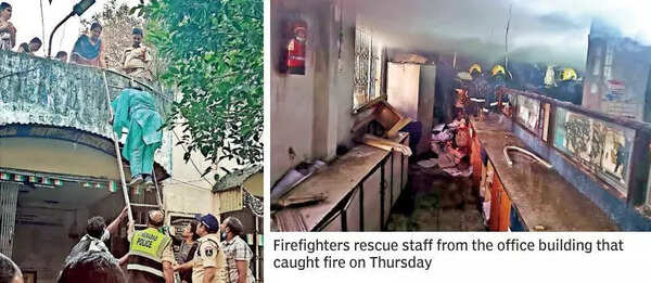 Fire at GHMC office triggers panic; staff evacuated