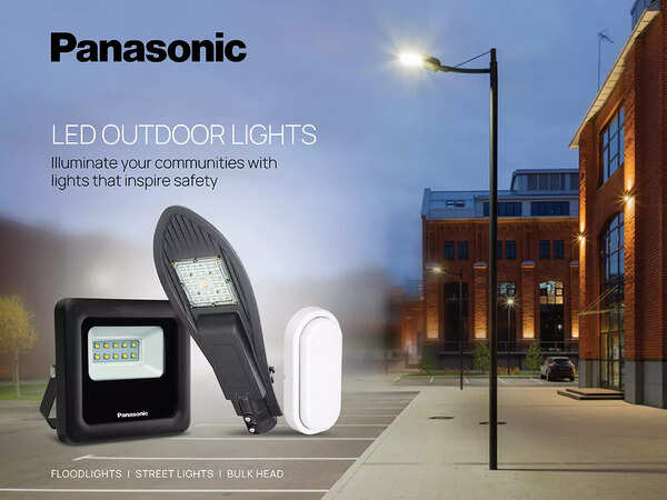 Light up your surroundings with outdoor lighting solutions from Panasonic