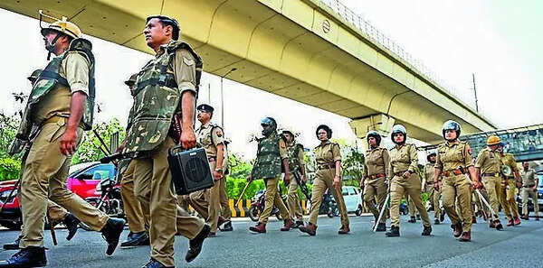 Police deploy drones, PAC companies in Noida ahead of Labour Day