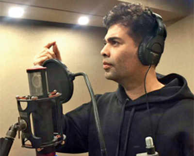 Karan Johar turns singer