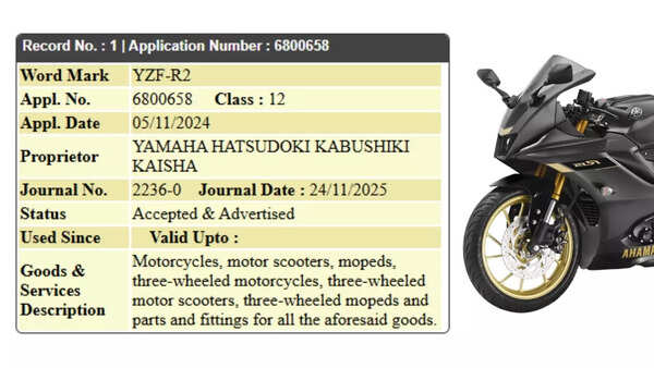 Yamaha trademarks YZF-R2 in India: KTM RC 200, Karizma XMR rival on the cards?