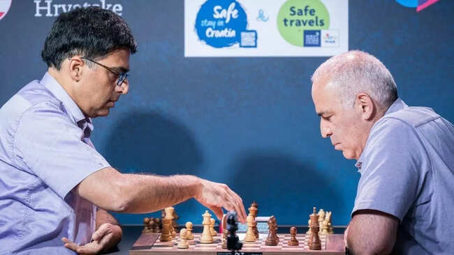 Chess legends face off! Viswanathan Anand takes on Garry Kasparov, Magnus Carlsen to face D Gukesh: All you need to know