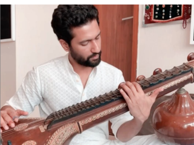 Watch: Vicky Kaushal plays Ae Watan from Raazi on a sitar