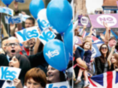 Split decision: Scots vote on UK fate today