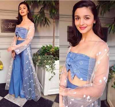 Alia Bhatt is a vision of uber cool in Masaba Gupta’s customised denim