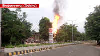 3 people injured after fire breaks out at petrol pump near Raj Bhavan in Odisha 