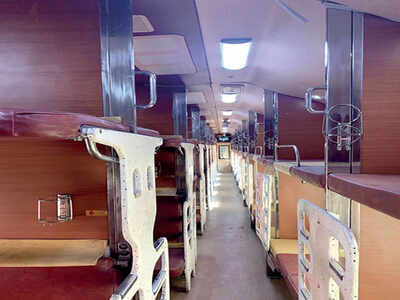 Mumbai-Delhi Rajdhani gets a Tejas class smart coach