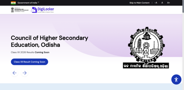 CHSE Odisha Class 12 result 2026 releasing today: How to check plus two marksheets on DigiLocker