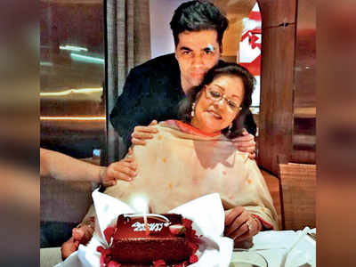 Karan Johar pulls out all stops for mom Hiroo Johar's 75th birthday on Sunday