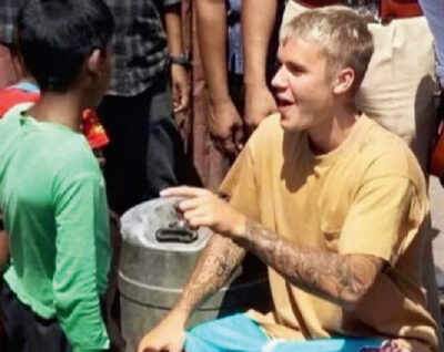 Justin Bieber mistaken for Yo Yo Honey Singh by underprivileged kids