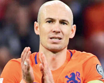 Robben retires after Netherlands miss World Cup despite 2-0 win over Sweden