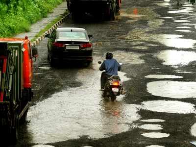 Photos: Roads full of potholes across Mumbai enrage commuters