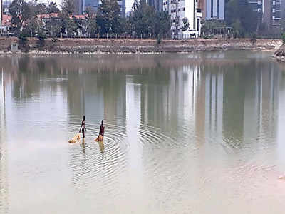 Fishing for trouble at Mahadevpura Lake