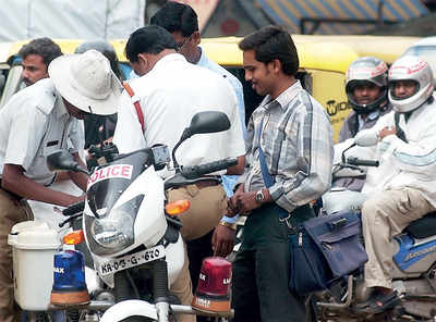 Traffic police to await clarity on imported helmets before starting enforcement drive