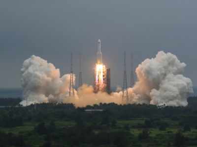 Large Chinese rocket segment disintegrates over Indian Ocean