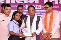 Chhattisgarh CM holds chaupal in remote Lemru, announces development works