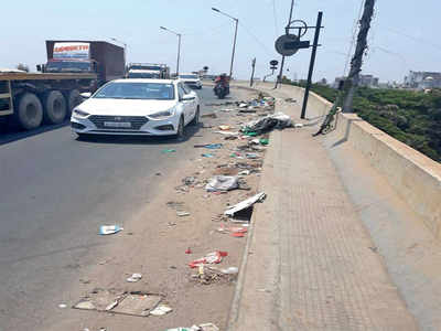 City flyovers have become the new dumping grounds
