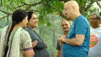Actor Anupam Kher campaigns for wife Kirron Kher in Chandigarh 