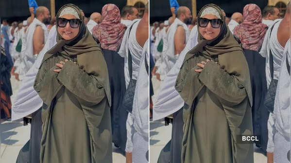 IN PICS: Hina Khan Gives a Glimpse as She Performs Umrah at Makkah Amid ...