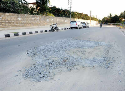 ‘Pothole’ as big as a truck gives man fractured hands and hip