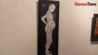 Artists displayed their paintings and craft works at the Kasthuri Sreenivasan art gallery 