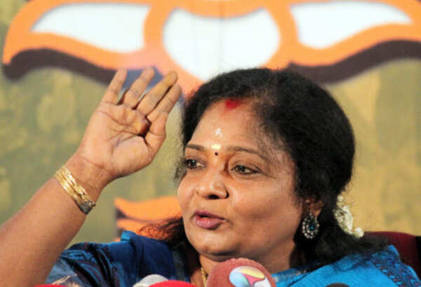 Tamil Nadu BJP chief Tamilisai Soundararajan gets death threat asking her to withdraw nomination
