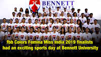 fbb Colors Femina Miss India 2019 had an exciting sports day at Bennett University 