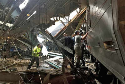 Three killed, 100 hurt in New Jersey train crash