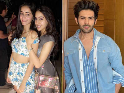 When Sara Ali Khan and Ananya Panday come to support Kartik Aaryan