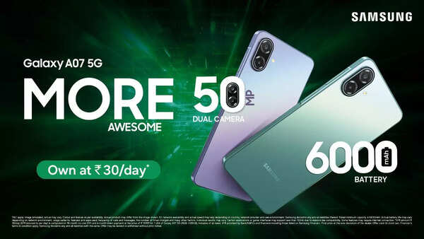 Samsung Galaxy A07 5G debuts in India with 50MP camera and 6,000mAh battery, price starts at Rs 15,999