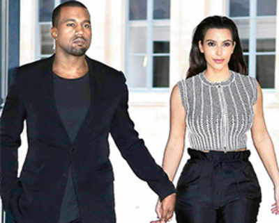 Kanye wants honeymoon sans baby