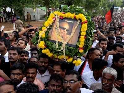 DMK leader M Karunanidhi to be laid to rest at Chennai’s Marina beach, says Madras HC
