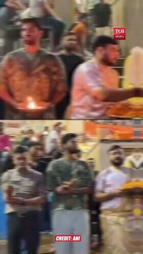 Washington Sundar Attends Ganga Aarti In Varanasi