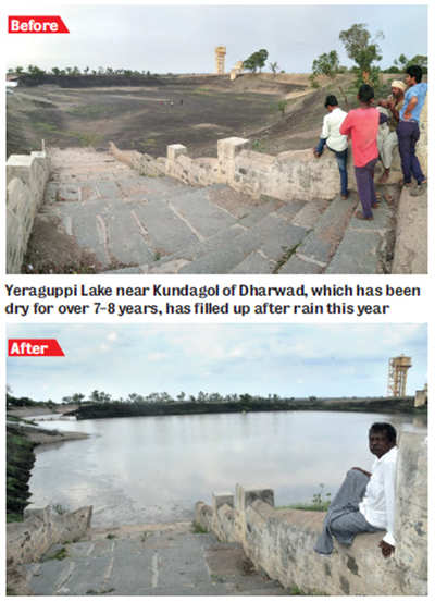 Karnataka: Cloud seeding bears fruit: Lakes in Central Karnataka come alive