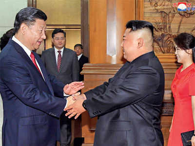 Kim sought Xi’s help to lift N-K sanctions