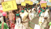 Chennai: Transgender group holds 'Avoid Fear: Corona Awareness Rally' 