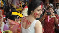 Viral! Sridevi's old pic with Boney's name written on her back 