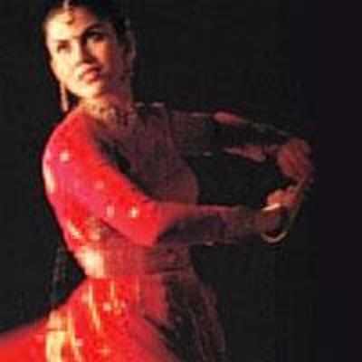 Kathak dancer Seema Mehta performs