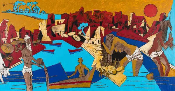 MF Husain’s artistic treasure on Kashi up for auction