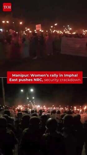 Women protest in Imphal East, raise key demands