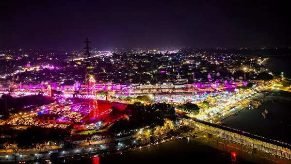 Ayodhya dazzles in divine light on Diwali eve, sets 2 Guinness records