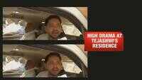 Bihar: RJD leader Tejashwi Yadav denied permission to visit Gopalganj, high drama outside his residence 