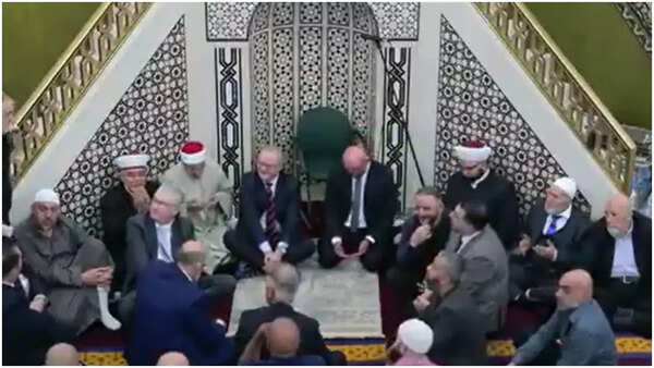 ‘Get them out of here’: Australian PM Anthony Albanese, Tony Burke heckled at Eid prayers in Sydney over support for Israel — watch