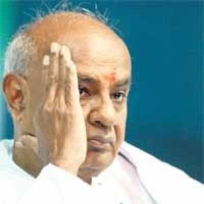 Gowda's party somersaults again